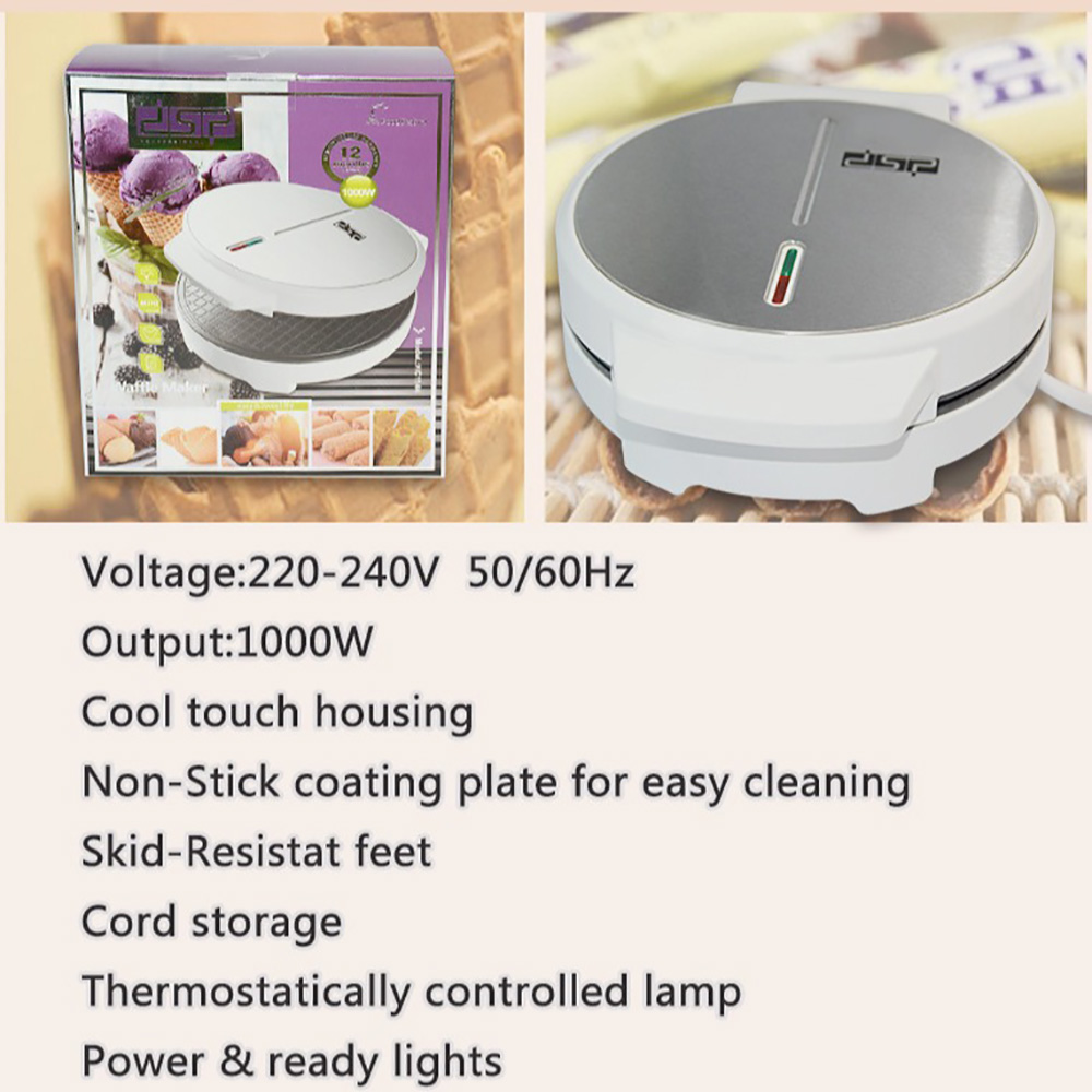 Waffle Cone Make Premium Egg R - Waffle Cone Maker reseña y precio