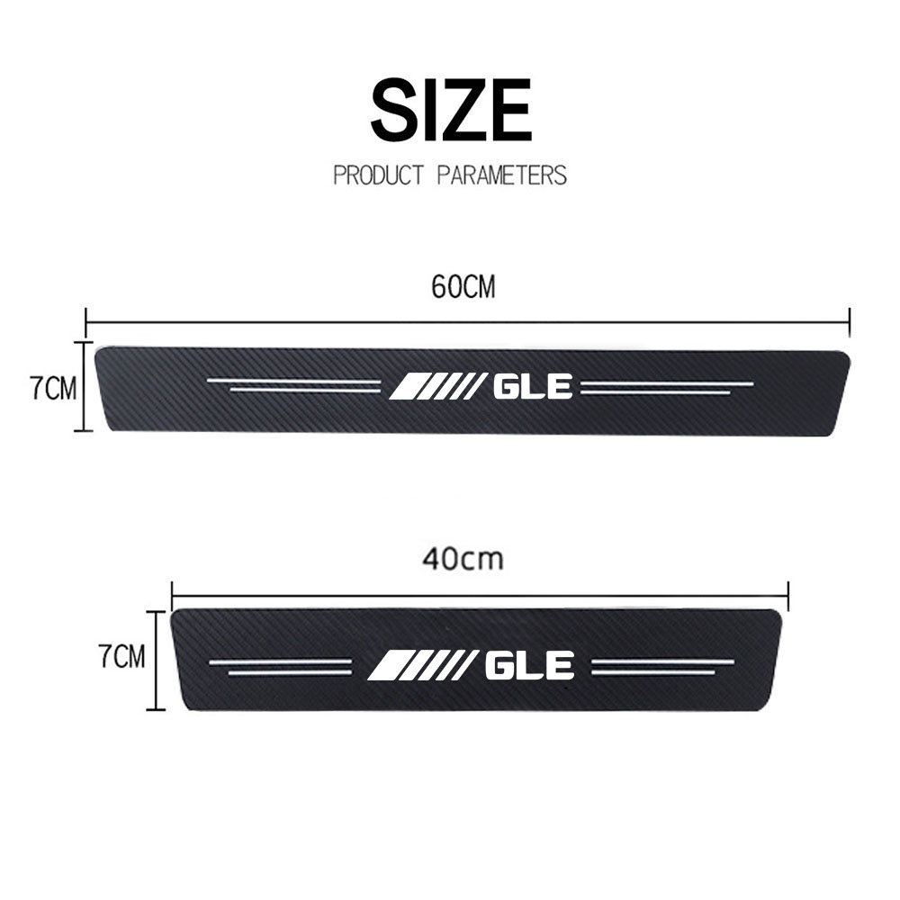 4pcs car Sticker door carbon l - Crepe Pan Carbon reseña y precio