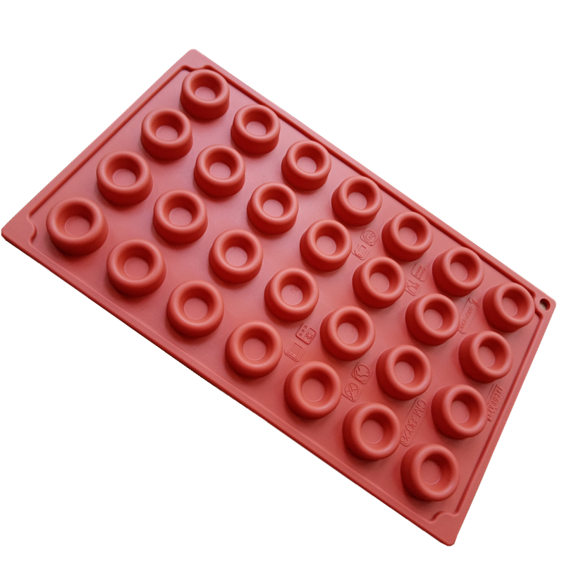28 Cavities Mini Donut Mold Si - Donut Mold Silicone reseña y precio