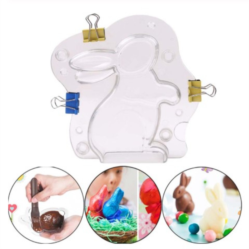 New 3D Rabbit shaped Chocolate - Bunny Cake Mold reseña y precio