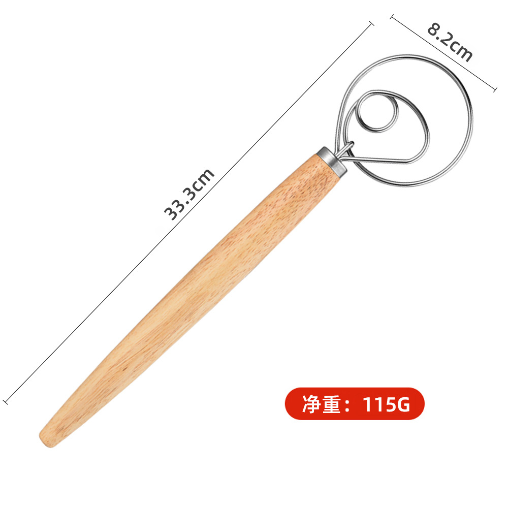 13inch Danish Dough Whisk Stai - Danish Pancake Pan reseña y precio