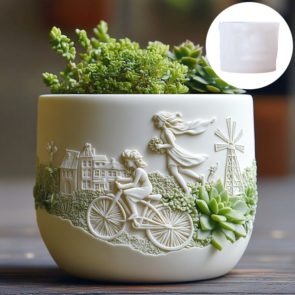 Beauty holding horse relief su - Potsticker Mold reseña y precio