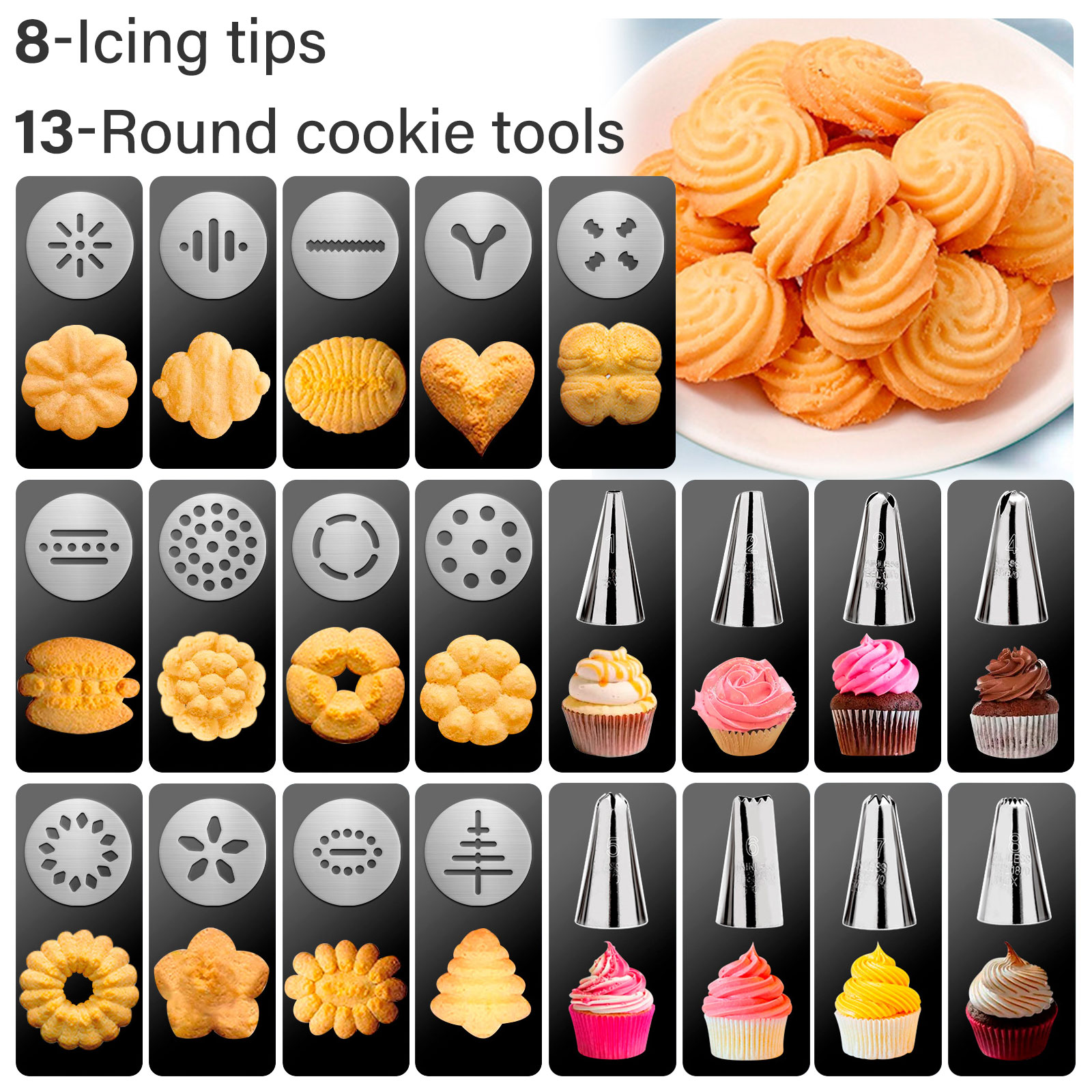 Christmas Cookie Press Gun and - Churros Maker Gun reseña y precio