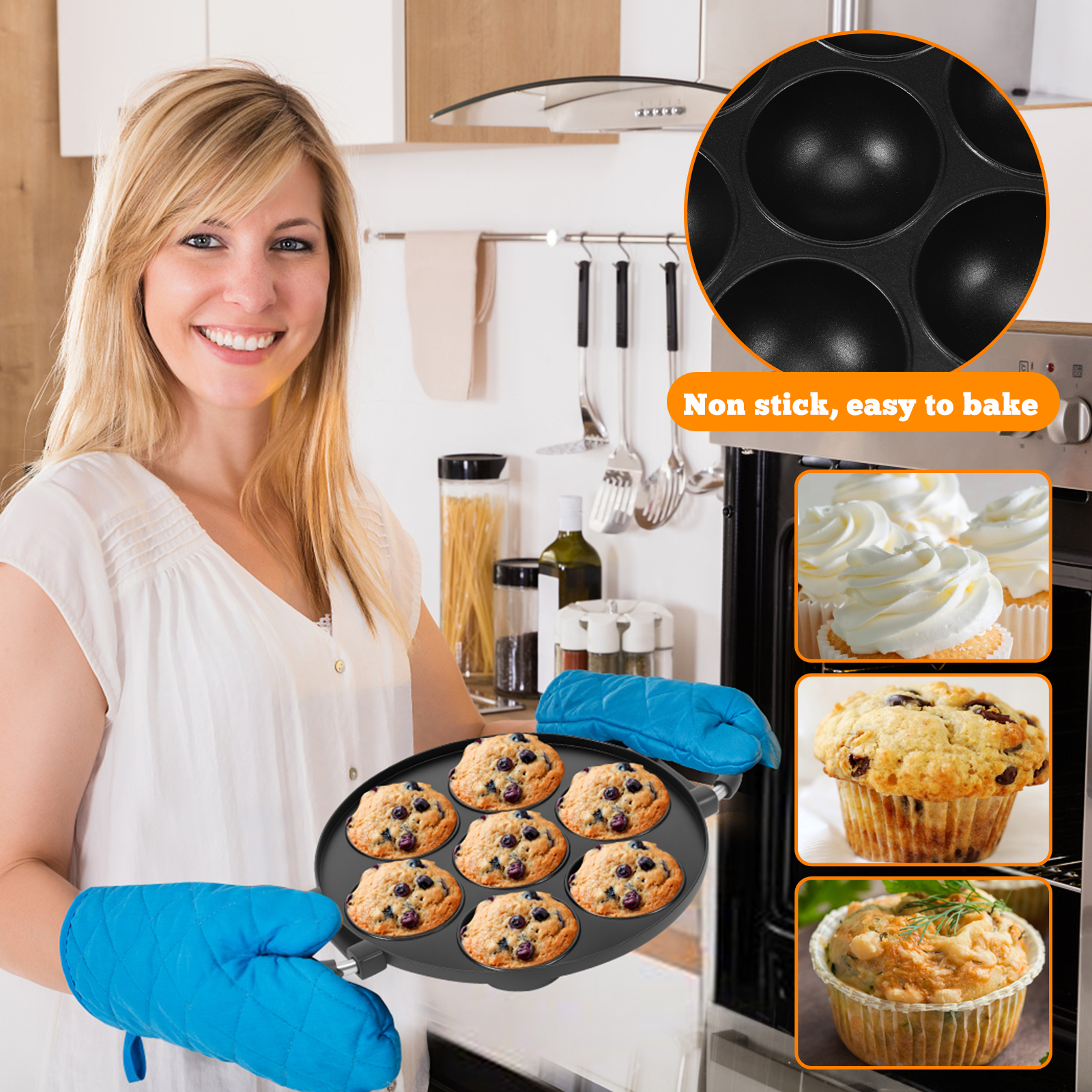 16/7 Holes Takoyaki Pan Alumin - Takoyaki Grill Plate reseña y precio