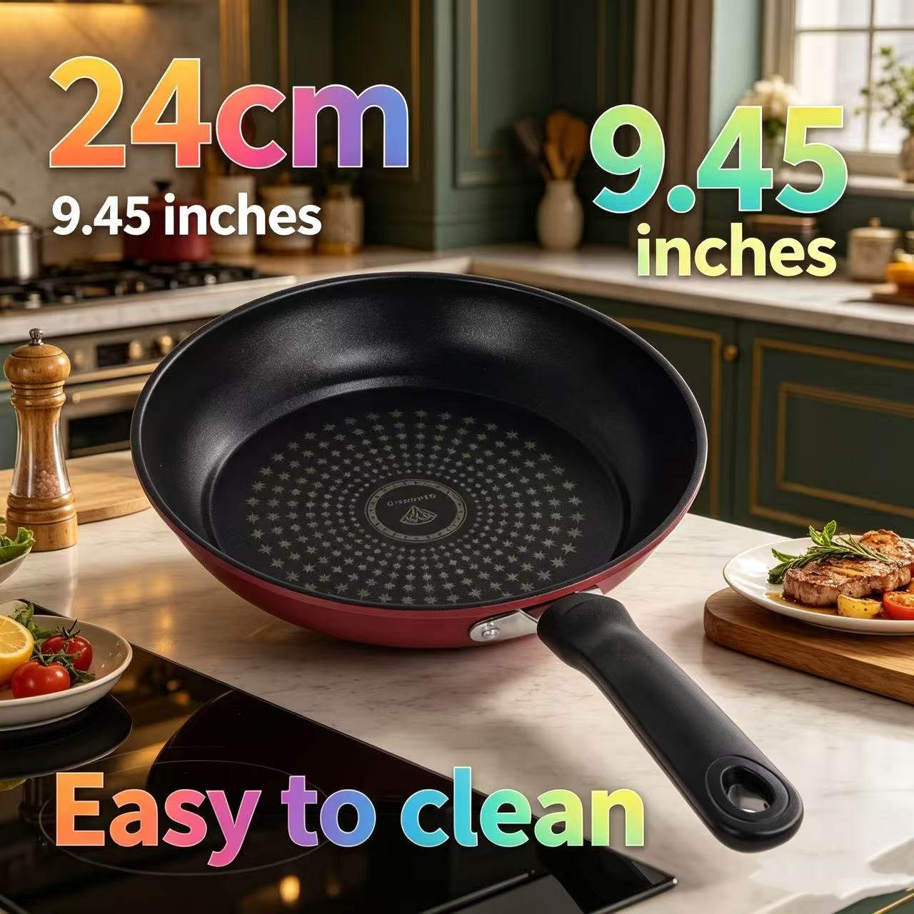 Premium Granite Non Stick Fryi - Mini Pancake Griddle reseña y precio