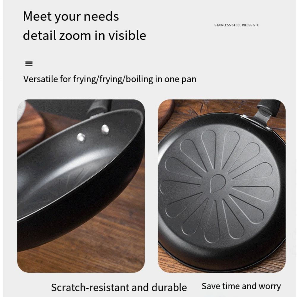 Round Egg Frying Pan 12/18/26/ - Egg Waffle Pan reseña y precio