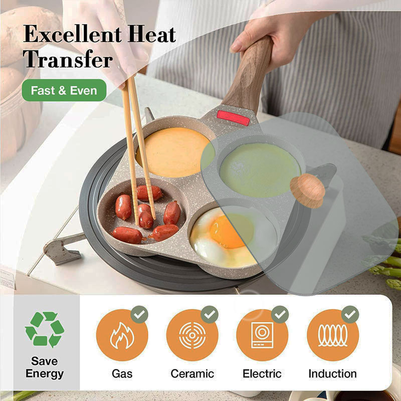 Japanese Omelette Pan Nonstick - Mini Pancake Griddle reseña y precio