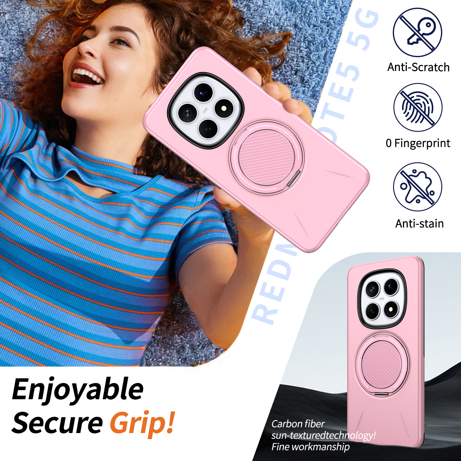 For Xiaomi Redmi Note 15 Pro P - Taco Stand Holder reseña y precio