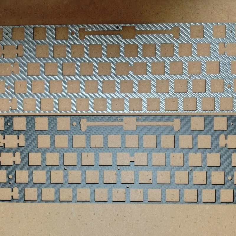 Wooting60HeV2 Carbon Fiber Pos - Crepe Pan Carbon reseña y precio
