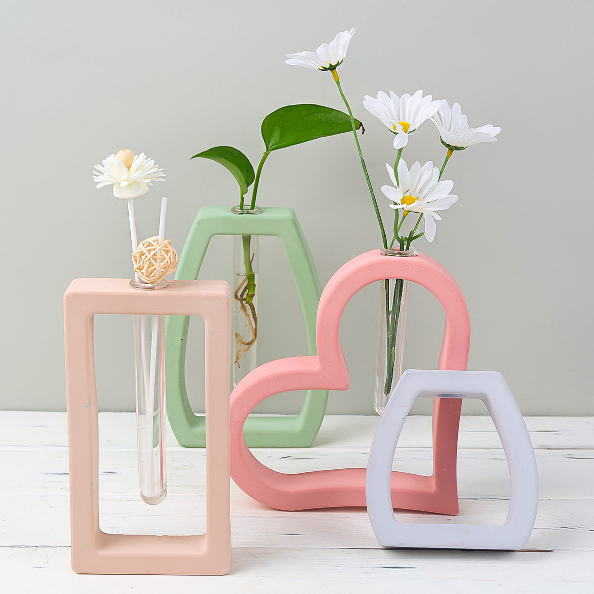 Hydroponic Test Tube Vase Sili - Potsticker Mold reseña y precio