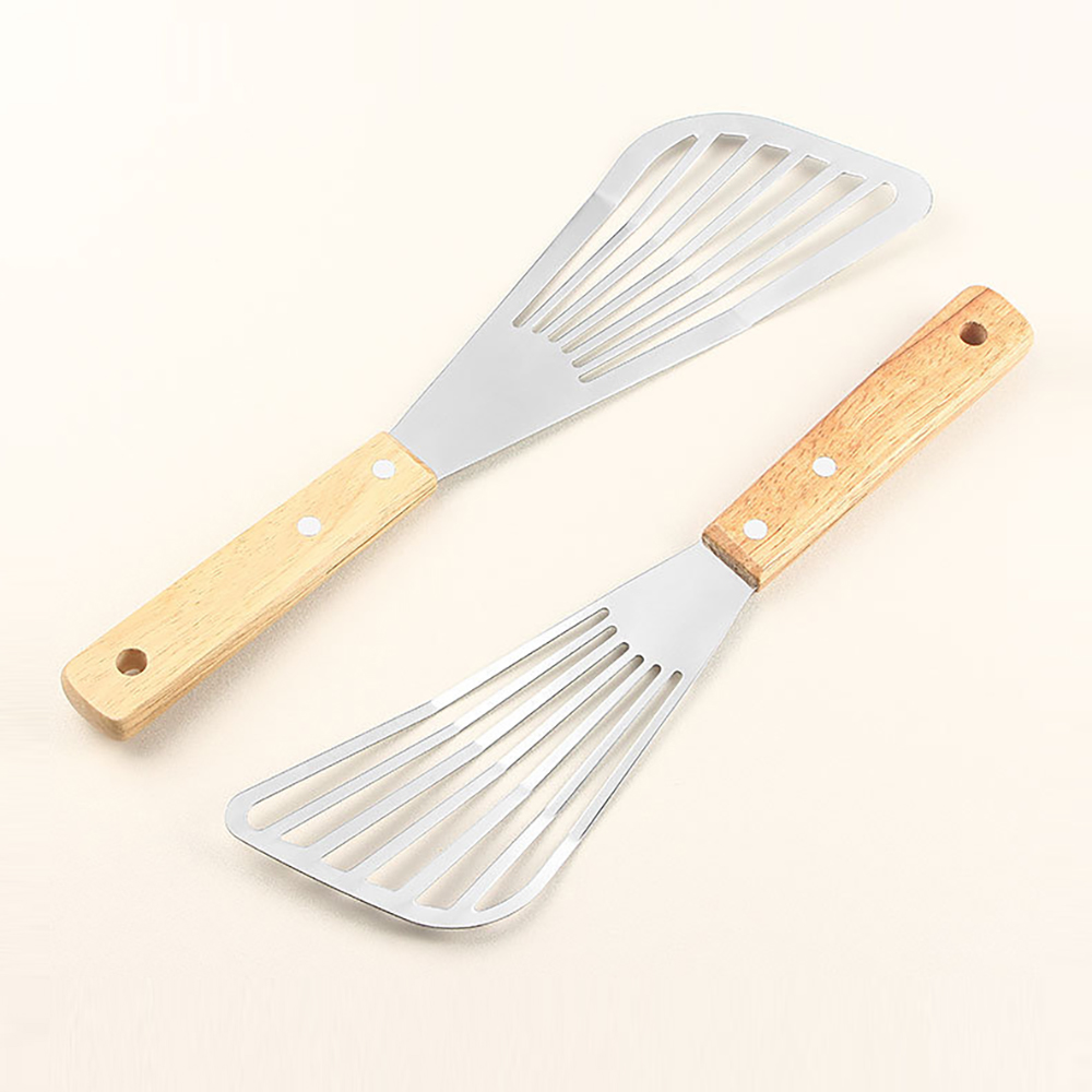 1PC Stainless Steel Fish Fryin - Okonomiyaki Spatula reseña y precio