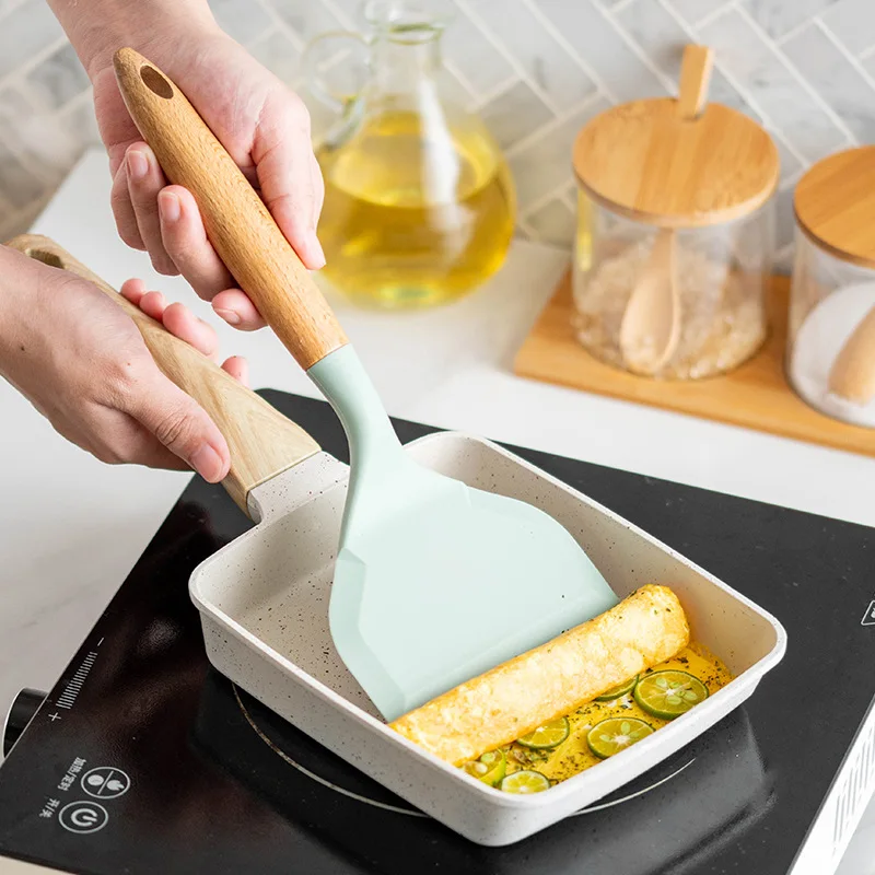 Non-stick Silicone Spatula Wid - Okonomiyaki Spatula reseña y precio