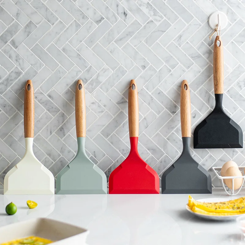 Non-stick Silicone Spatula Wid - Okonomiyaki Spatula reseña y precio