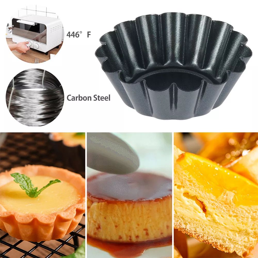 4PCS Mini Round Nonstick Tart  - Egg Waffle Pan reseña y precio