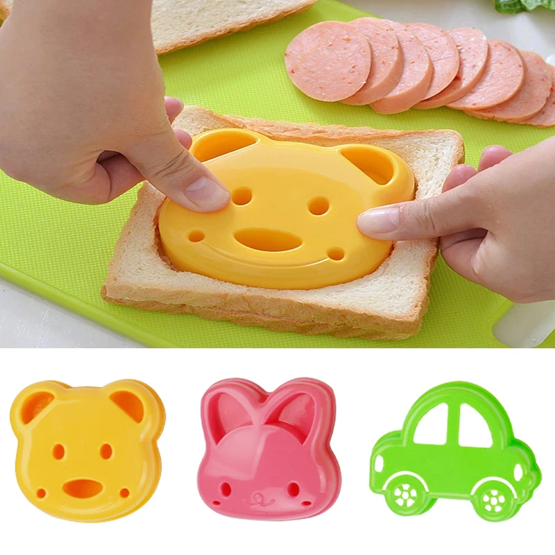 2pcs Sandwich Mould Bear Cat R - Bunny Cake Mold reseña y precio
