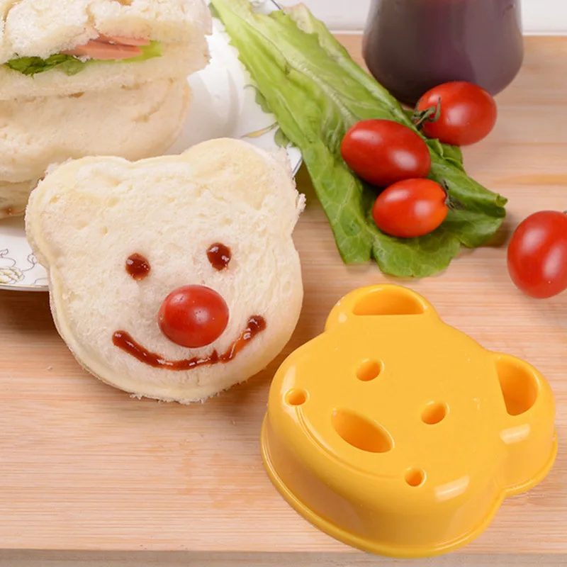 2pcs Sandwich Mould Bear Cat R - Bunny Cake Mold reseña y precio