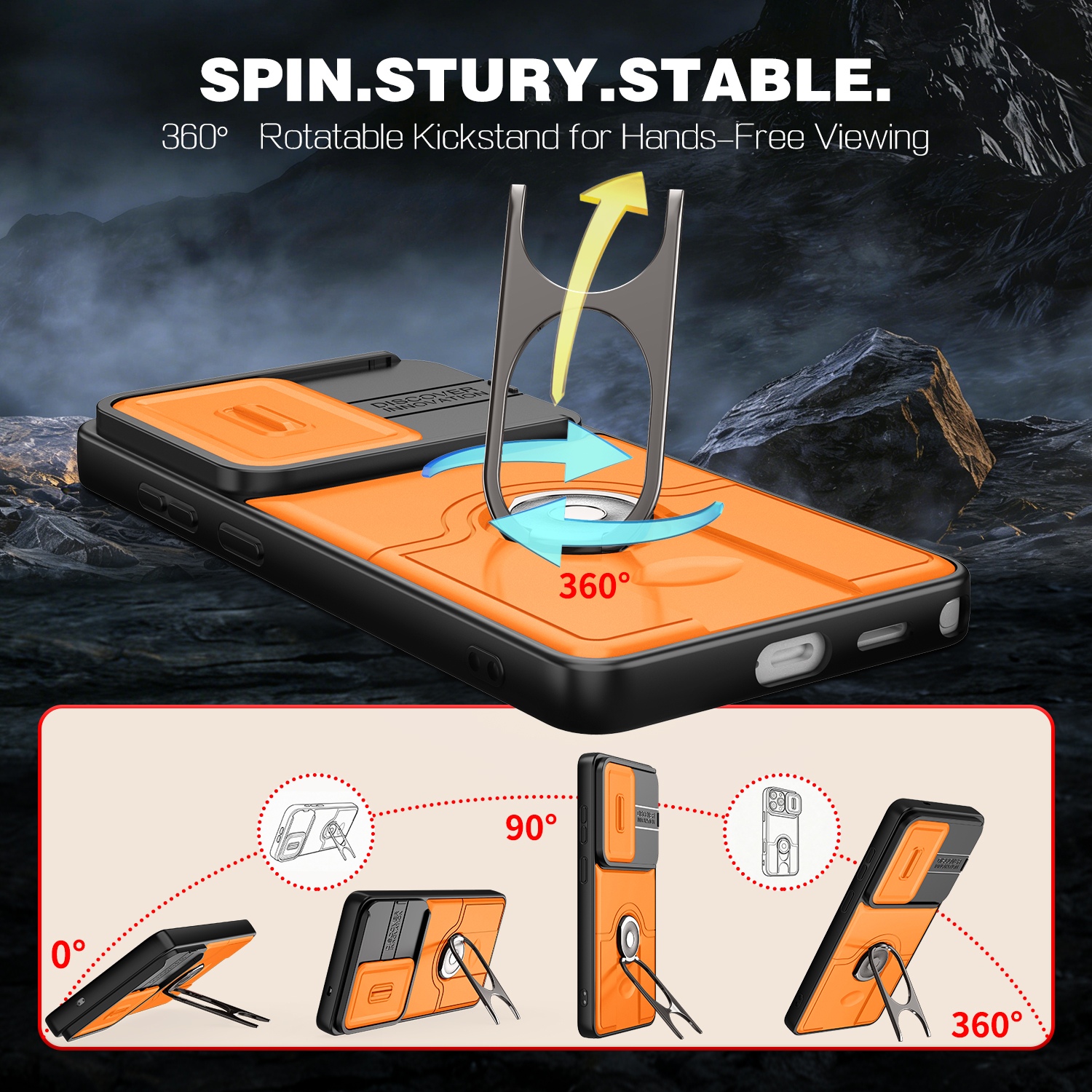 Ring Holder Phone Case for Sam - Taco Stand Holder reseña y precio