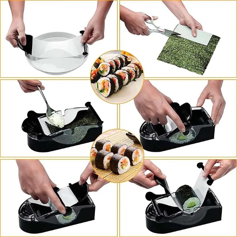 Magic Rice Mold Sushi Maker Ro - Spring Roll Wrapper reseña y precio