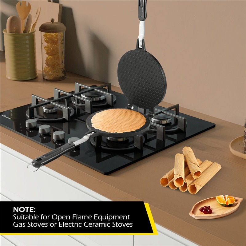 22cm Non-Stick Egg Roll Waffle - Waffle Cone Maker reseña y precio