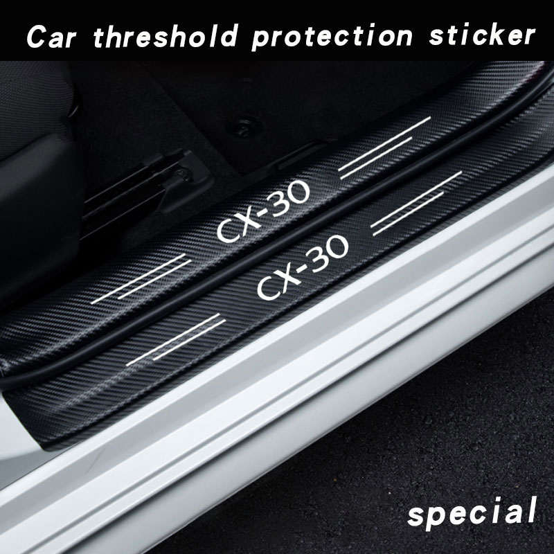 Car Door Sill Guard Plate Thre - Crepe Pan Carbon reseña y precio