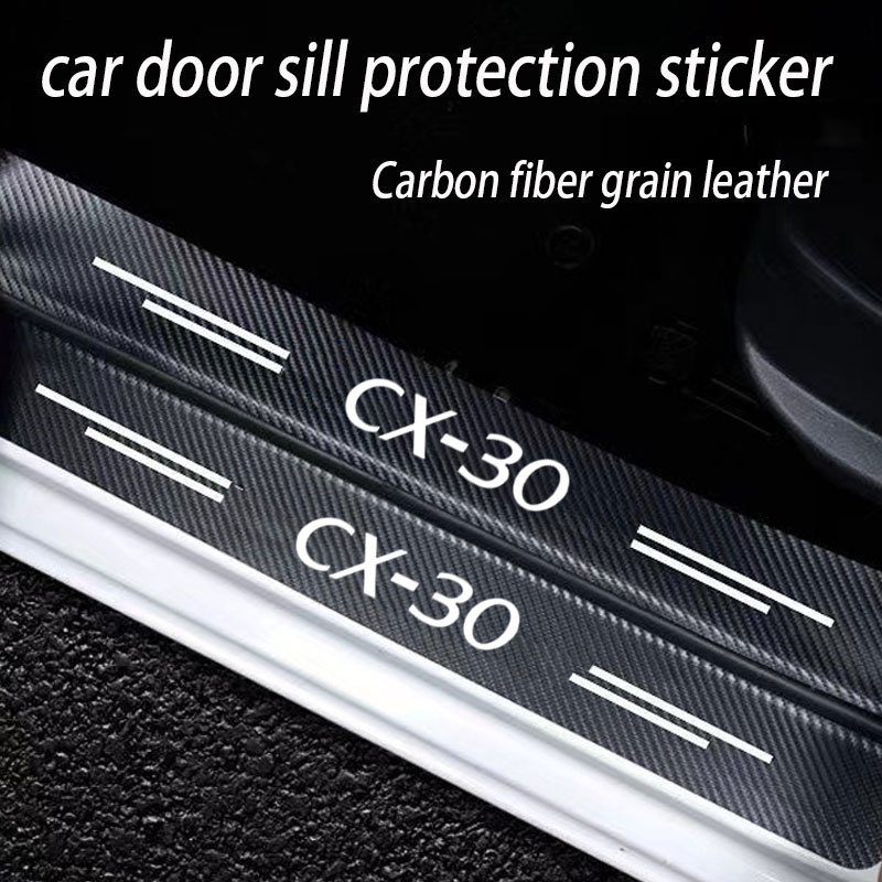 Car Door Sill Guard Plate Thre - Crepe Pan Carbon reseña y precio