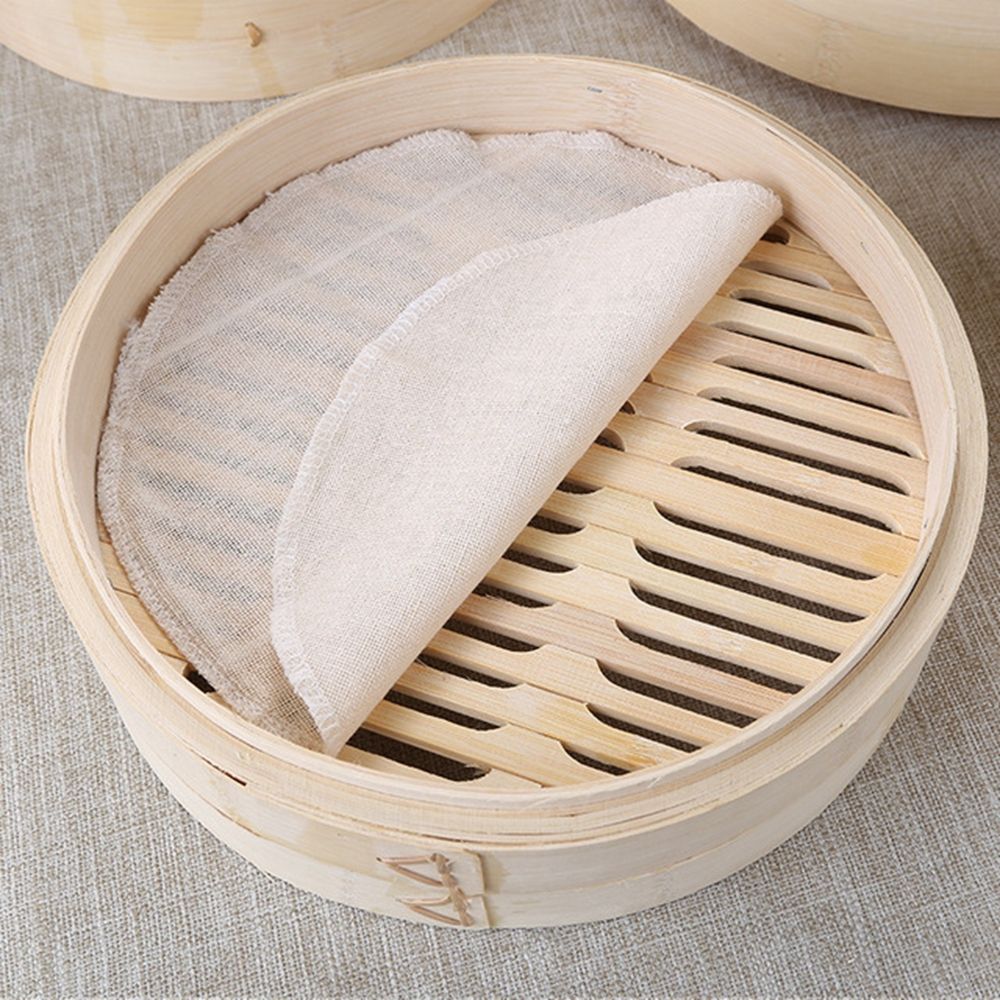 Handle Steam Basket Makes Tast - Bao Steamer Bamboo reseña y precio