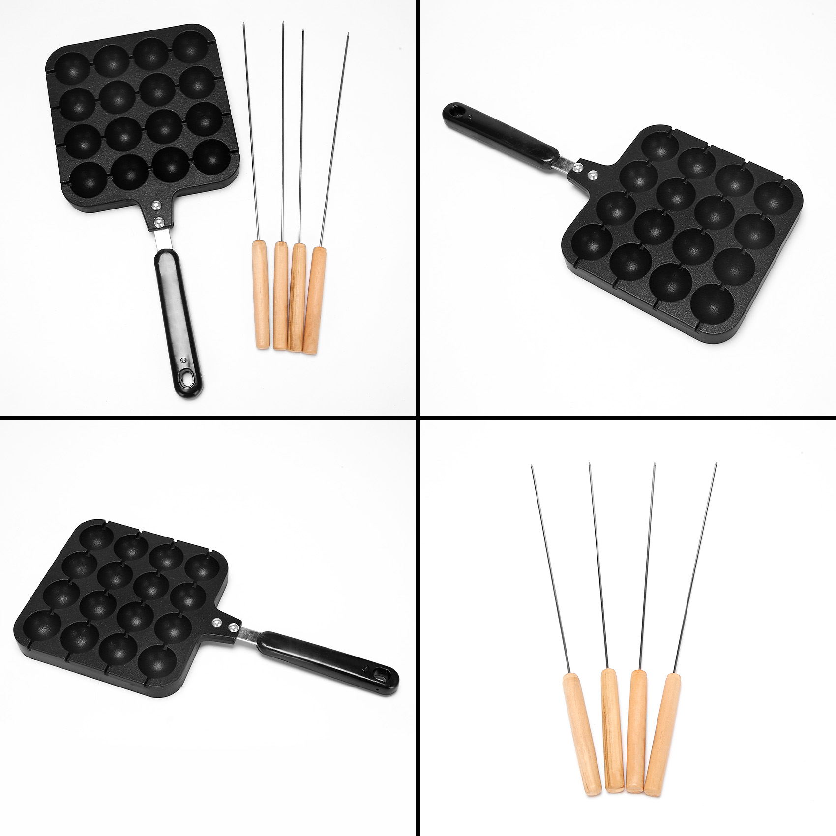 F-T 16 Holes Aluminum Takoyaki - Takoyaki Grill Plate reseña y precio