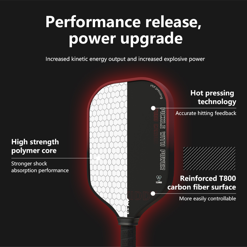 T800 Carbon Fiber Pickleball P - Crepe Pan Carbon reseña y precio