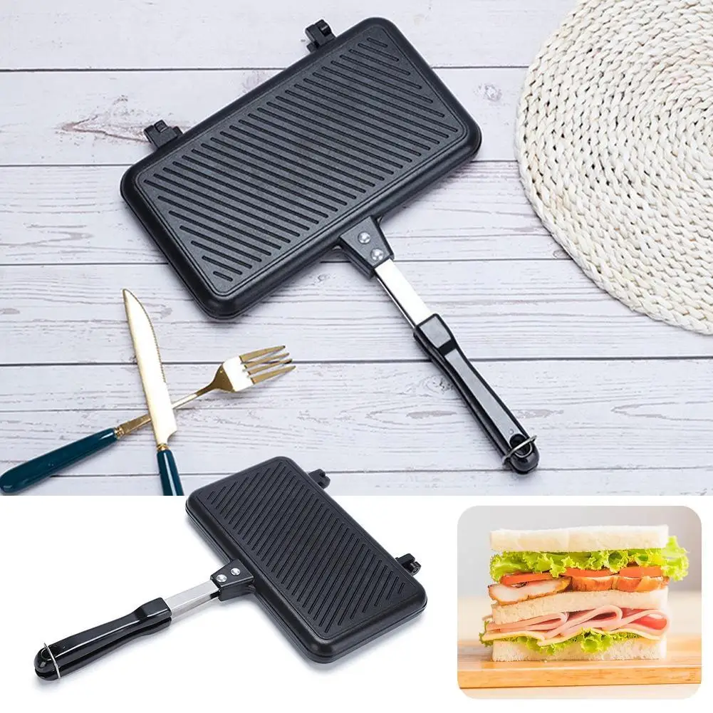 Double-Sided Frying Pan Non-St - Mini Pancake Griddle reseña y precio