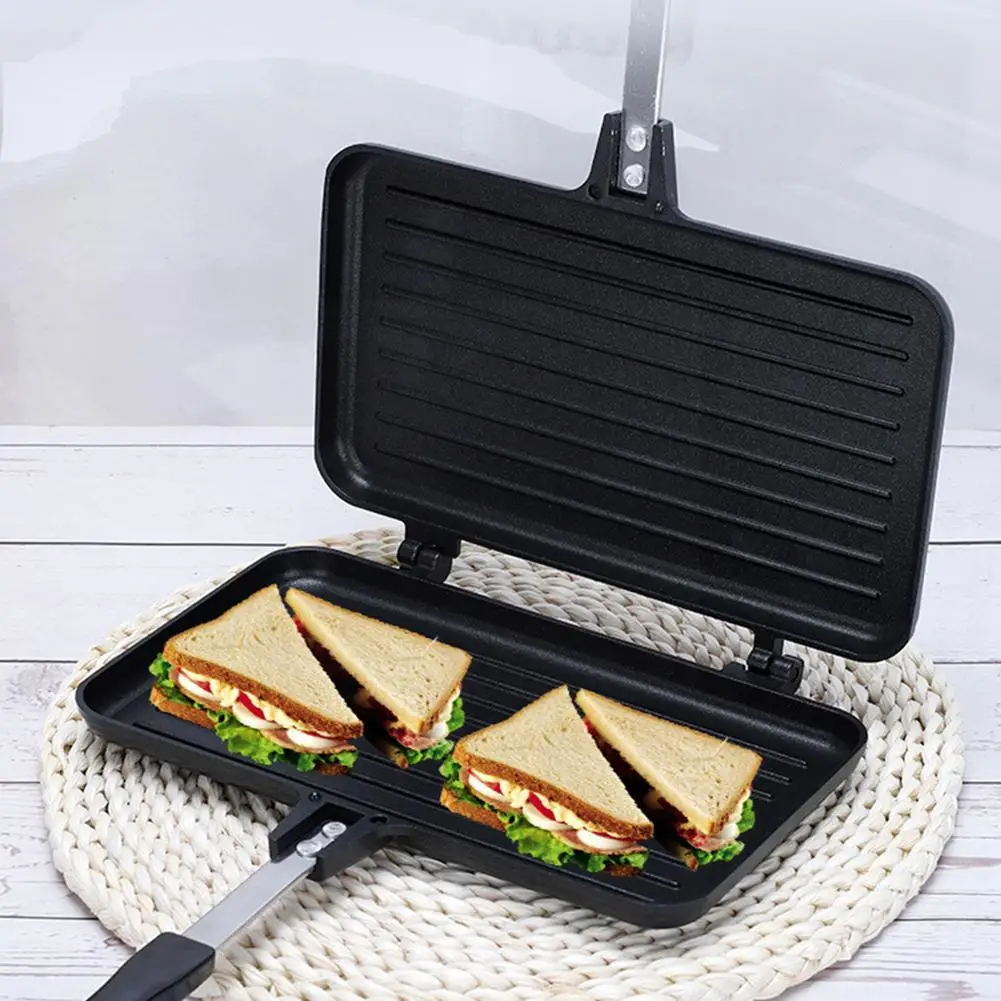 Double-Sided Frying Pan Non-St - Mini Pancake Griddle reseña y precio