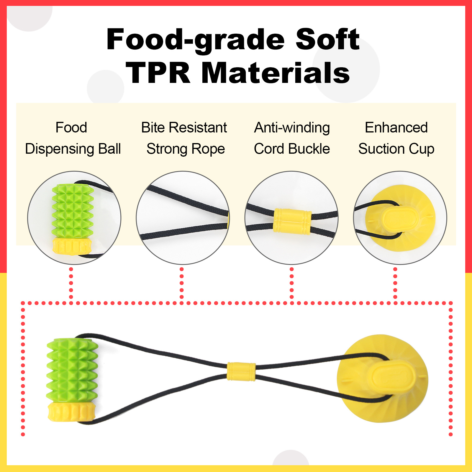 Simulated Corn Cob TPR Dog Toy - Corn Dog Stick reseña y precio