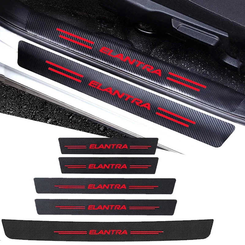 Car Front Rear Door Threshold  - Crepe Pan Carbon reseña y precio