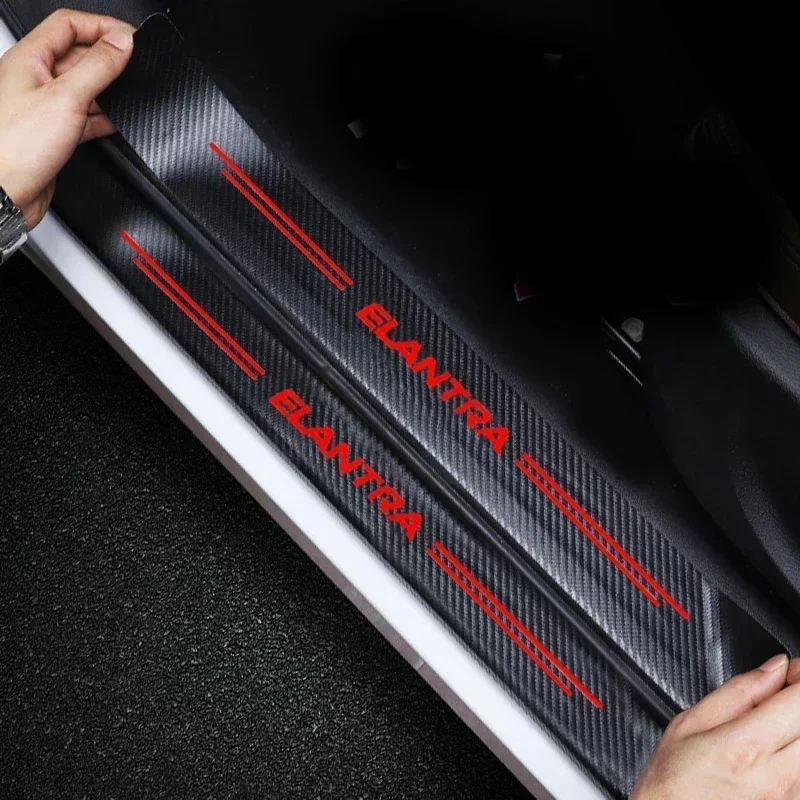 Car Front Rear Door Threshold  - Crepe Pan Carbon reseña y precio