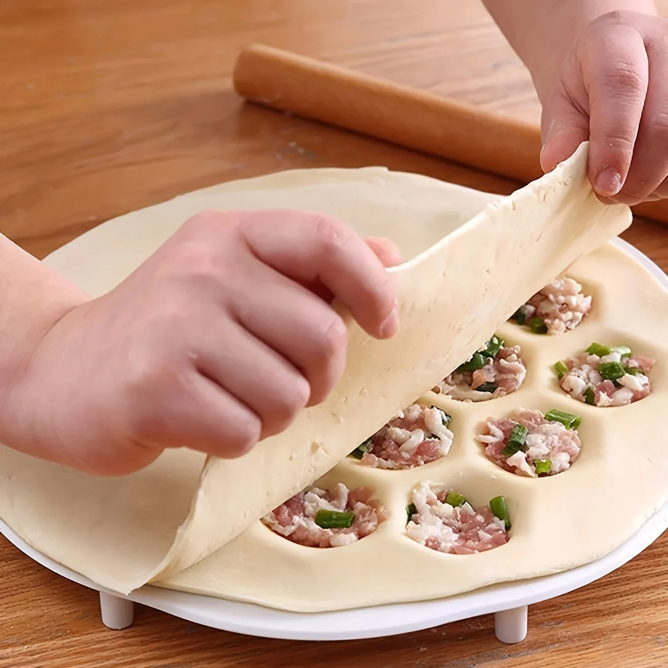 1pc-Simple Chinese Dumplings M - Dumpling Press Set reseña y precio