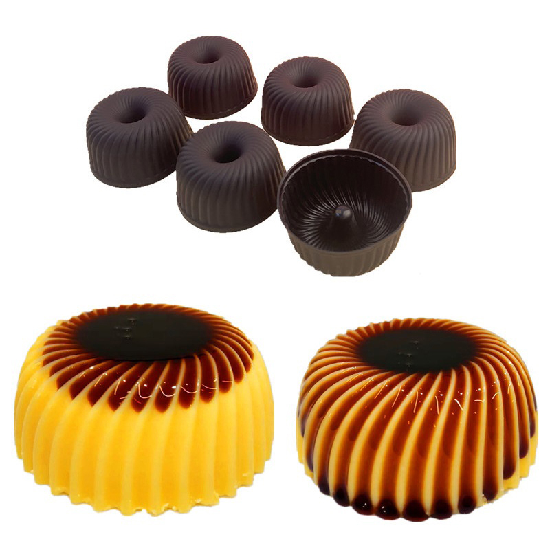 C 1pc Caramel Pudding Jelly Pa - Donut Mold Silicone reseña y precio