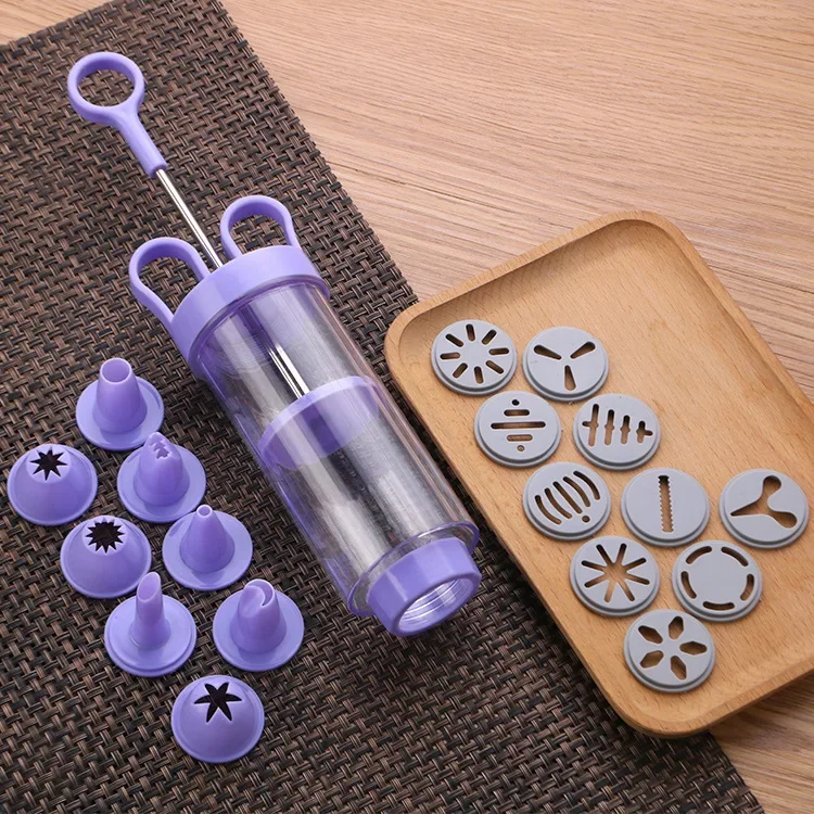 DIY Manual Cookie Press Maker  - Churros Maker Gun reseña y precio