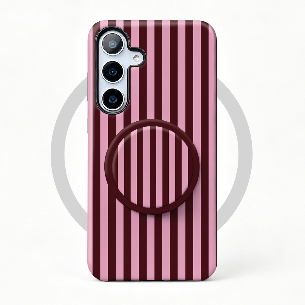 Stripe Magnetic Case For Samsu - Taco Stand Holder reseña y precio
