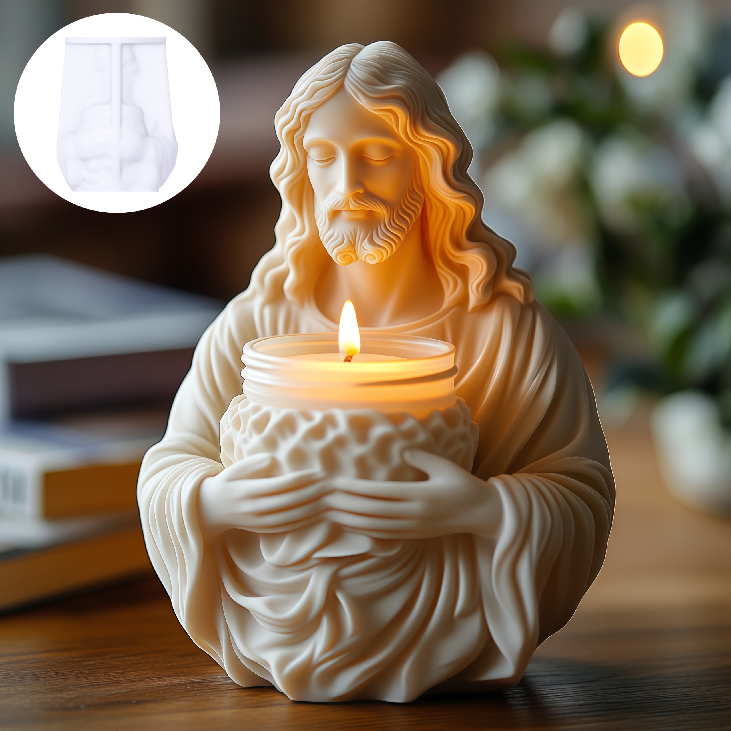 New Jesus Flower pot succulent - Potsticker Mold reseña y precio