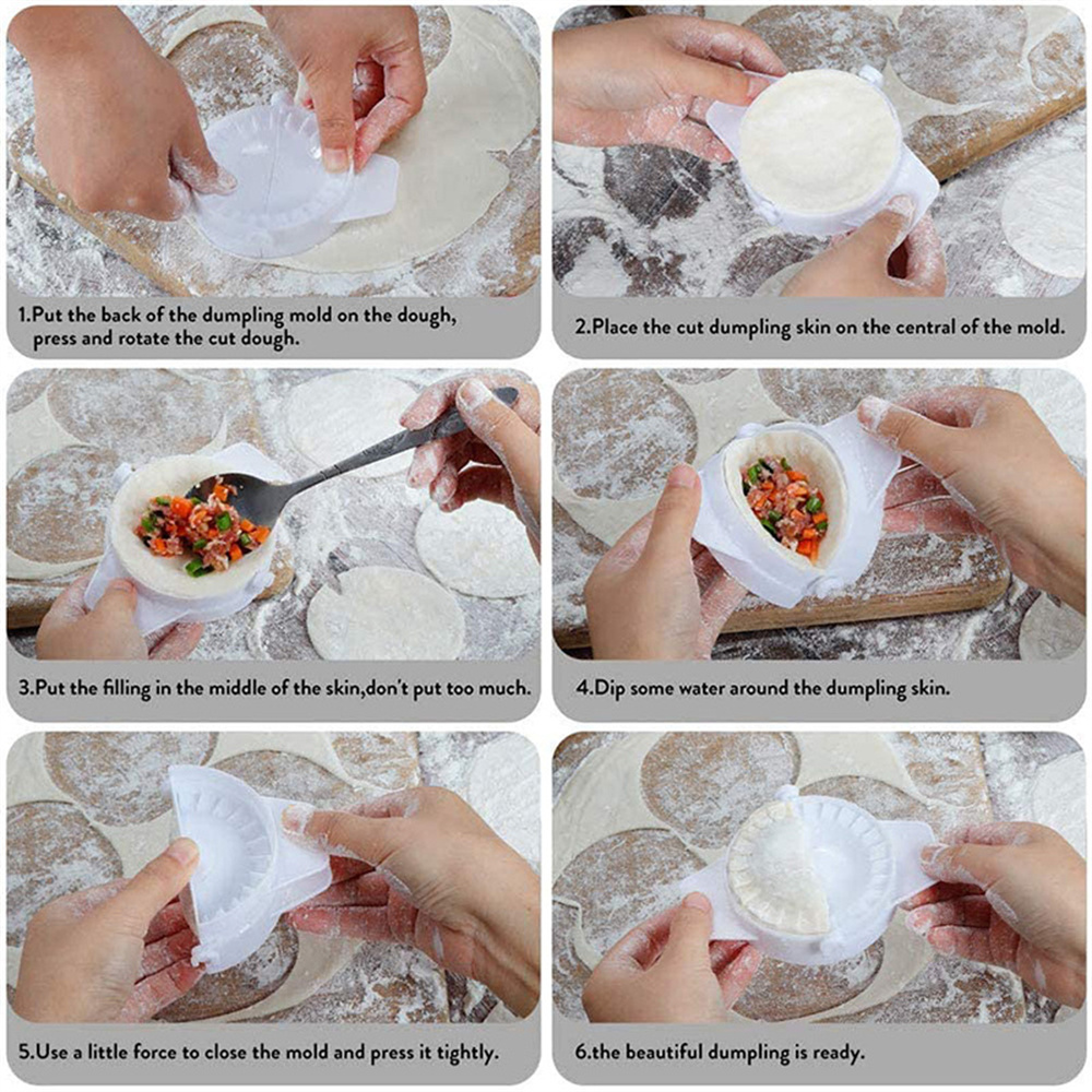 4 Size Dumpling Mold DIY Press - Dumpling Press Set reseña y precio