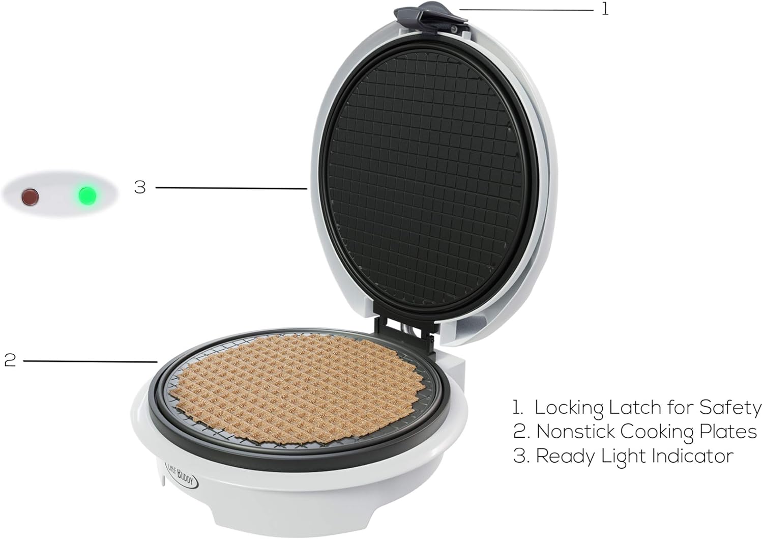 Electric Waffle Cone Maker wit - Waffle Cone Maker reseña y precio