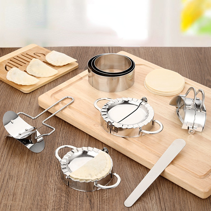 Stainless Steel Dumpling Maker - Dumpling Press Set reseña y precio