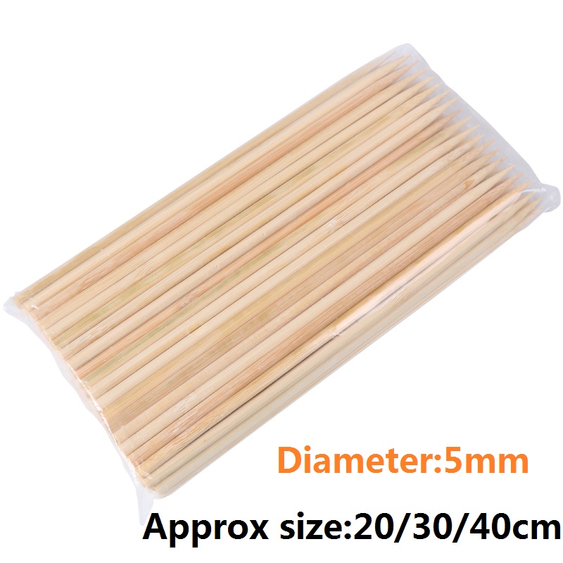 20/30/40cm x 5mm Bamboo Wooden - Corn Dog Stick reseña y precio