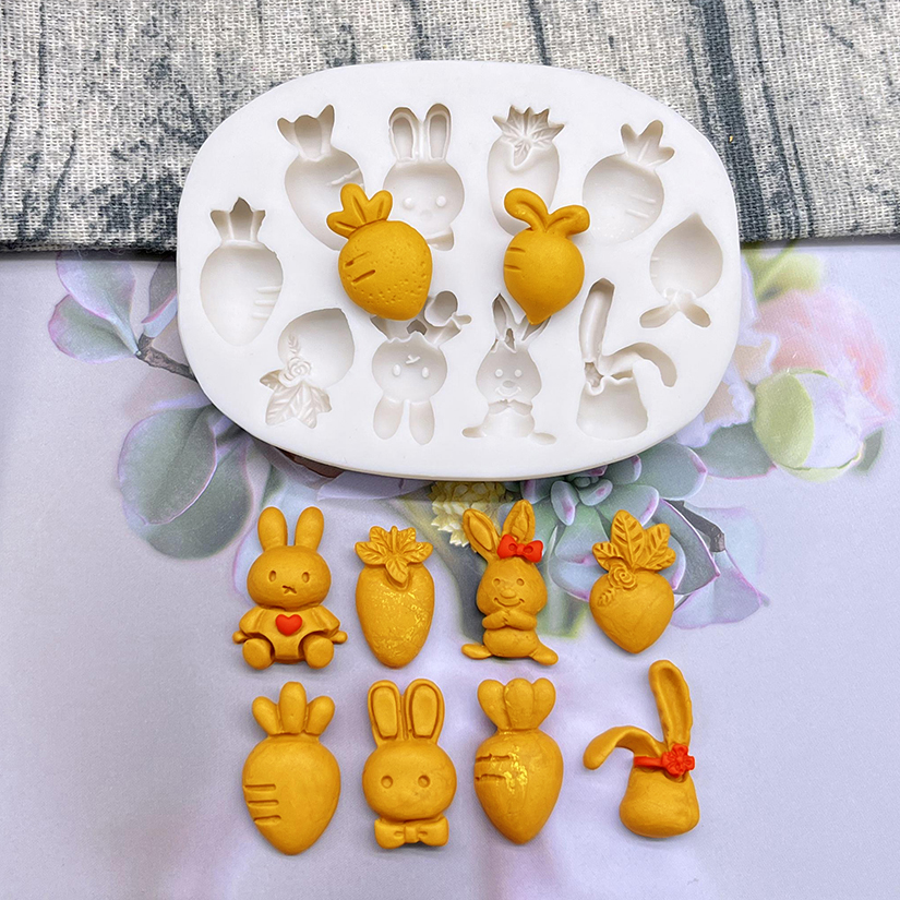 Easter Bunny Rabbit Radish Sil - Bunny Cake Mold reseña y precio