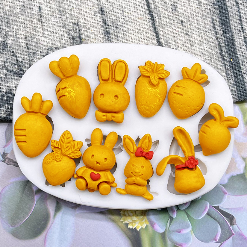 Easter Bunny Rabbit Radish Sil - Bunny Cake Mold reseña y precio