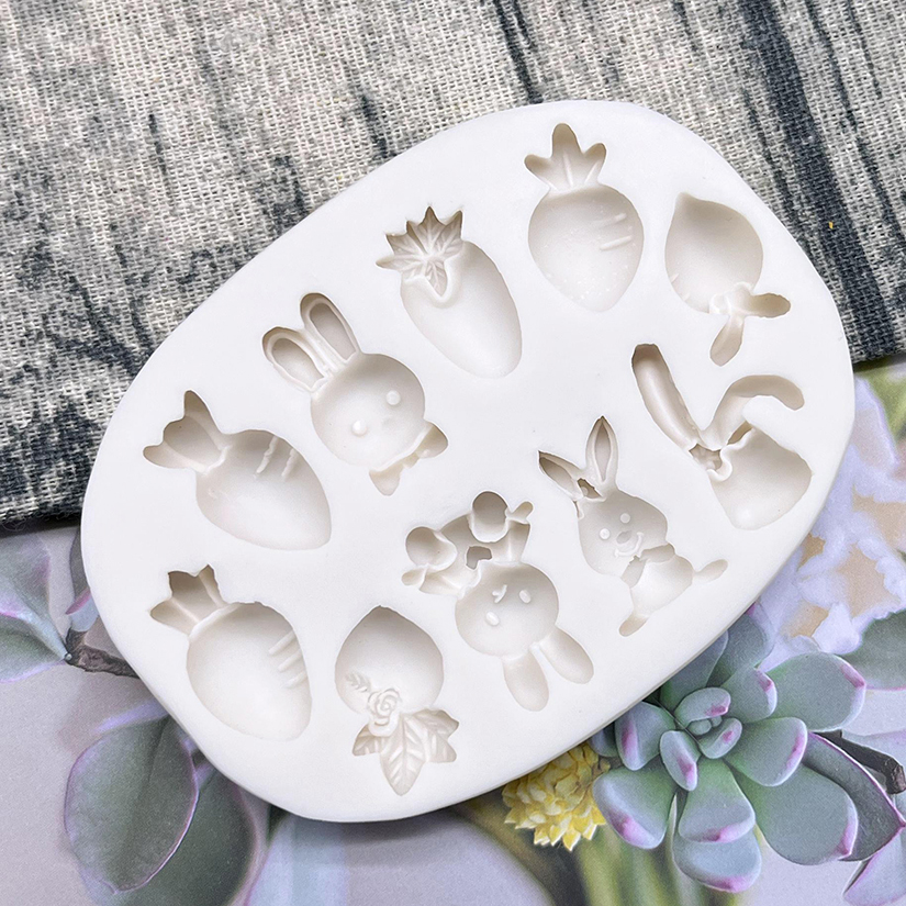 Easter Bunny Rabbit Radish Sil - Bunny Cake Mold reseña y precio