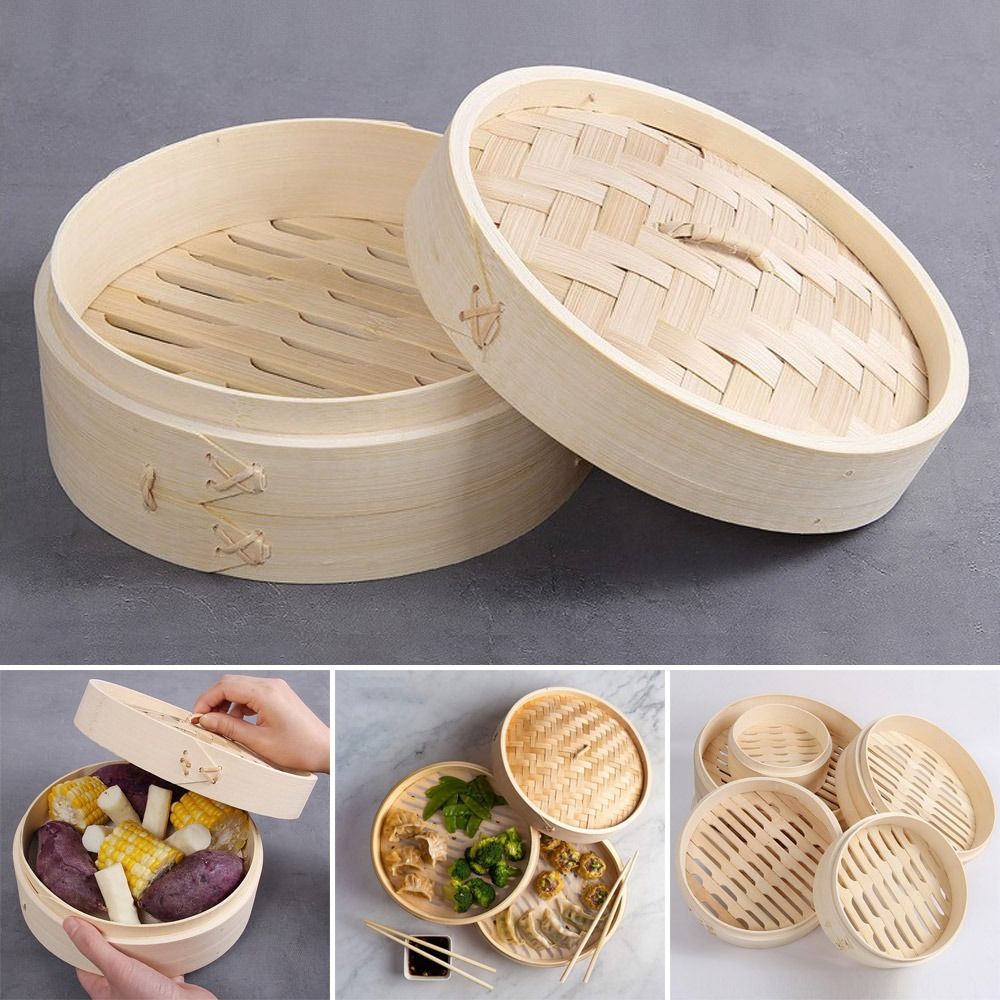 Chinese Steamer Basket Bamboo  - Bao Steamer Bamboo reseña y precio