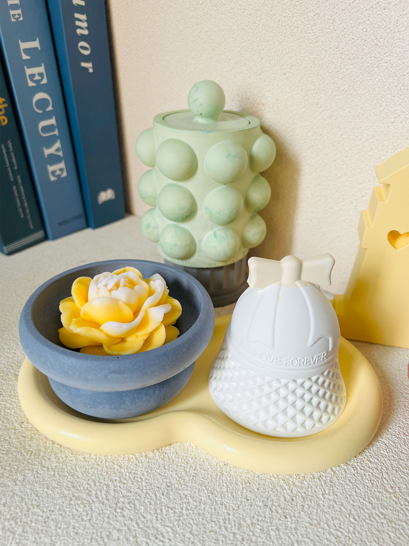 Bubble Jar Candle Vessel Concr - Donut Mold Silicone reseña y precio
