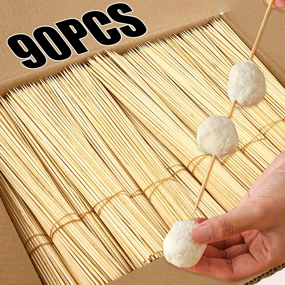 90pcs Bamboo Stick Food Grade  - Corn Dog Stick reseña y precio