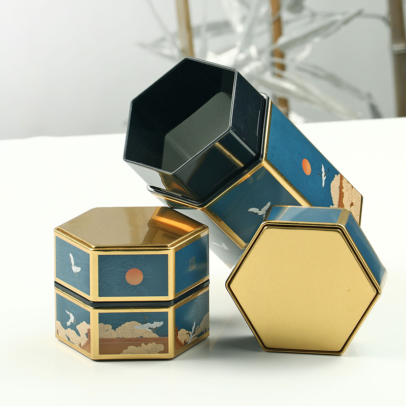Creative Hexagonal Teapot Tin  - Cast Iron Corn reseña y precio