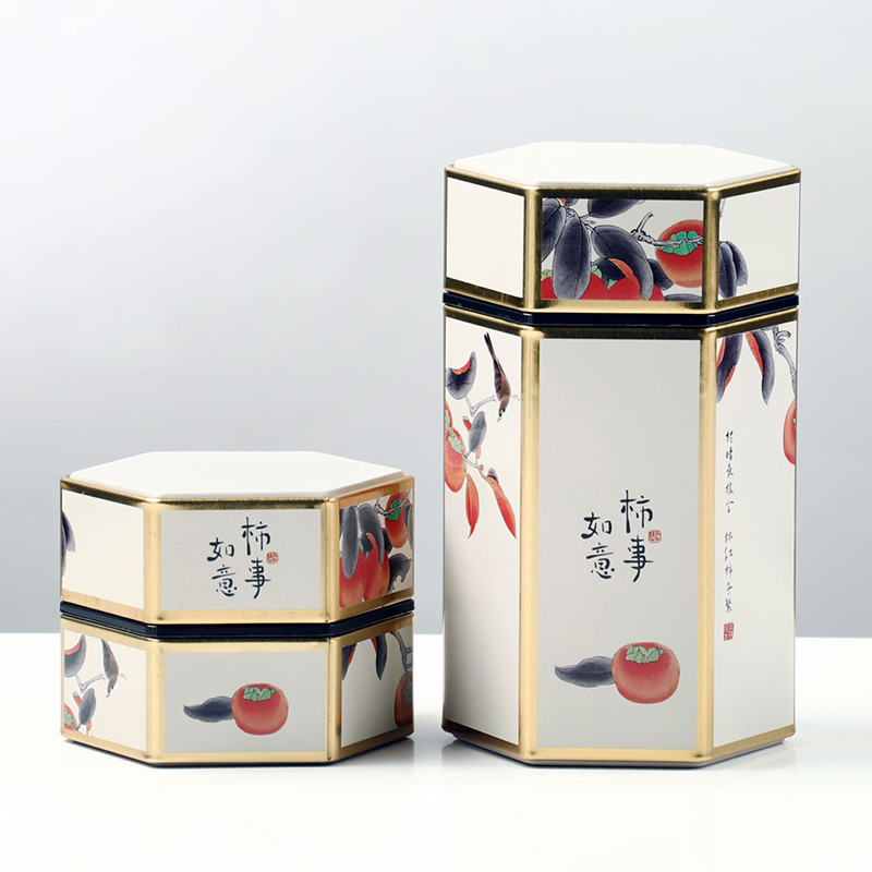Creative Hexagonal Teapot Tin  - Cast Iron Corn reseña y precio